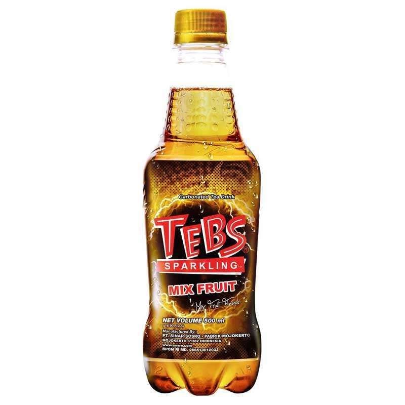 Jual TEBS Sparkling Teh Soda Mix Fruit 500 ml di Seller Alfamart Click &  Collect - ALFAMART KP. SAWAH | Blibli