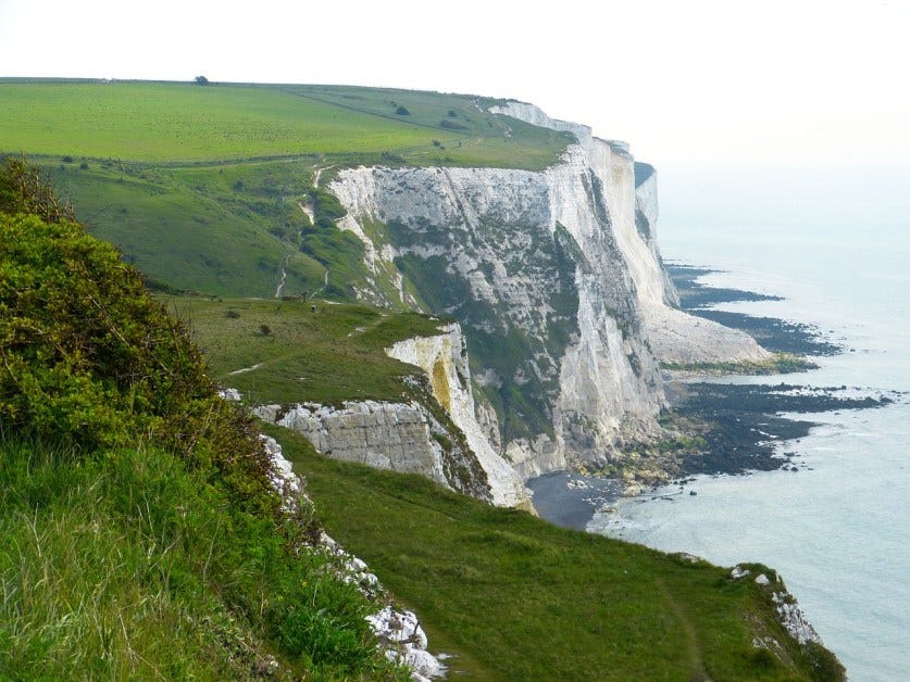 White cliffs of Dover