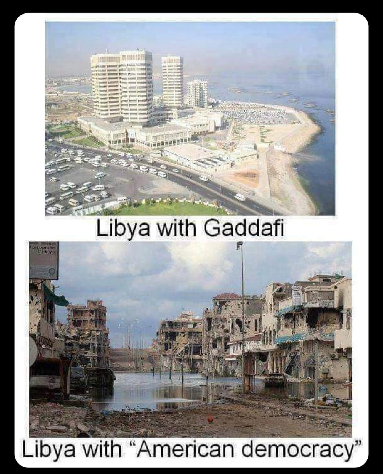 Chris J ar Twitter: "Libya before and after https://t.co/1tyTF2PH80" /  Twitter