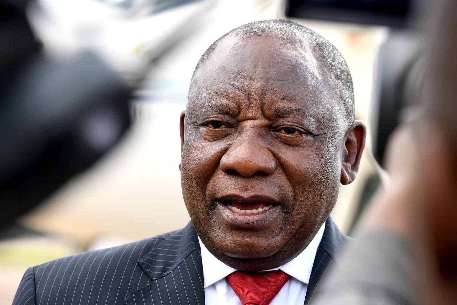 Cyril Ramaphosa says 'even private pensions' should put cash into Eskom