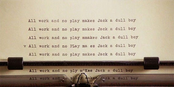 All Work and No Play Makes Jack a Dull Boy” - Executive Reporting Service