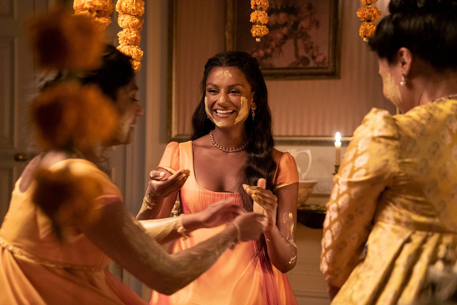 Why Bridgerton's Haldi Scene Makes Me Cry - Meaning of Edwina's Indian  Ceremony Before the Wedding