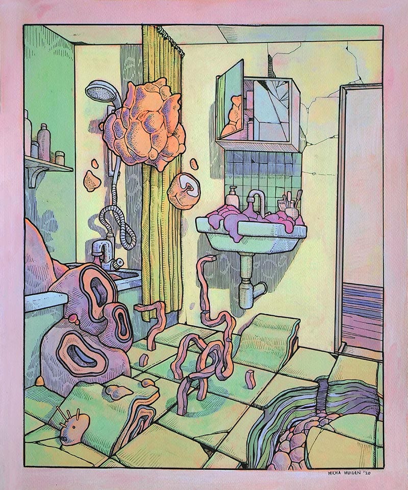 Fungus in the Bathroom' by Micha Huigen - WOW x WOW