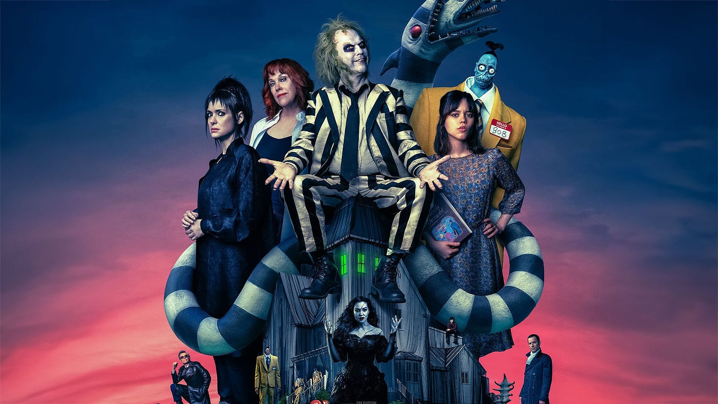 The Beetlejuice Beetlejuice cast and where you've seen them before |  Glamour UK