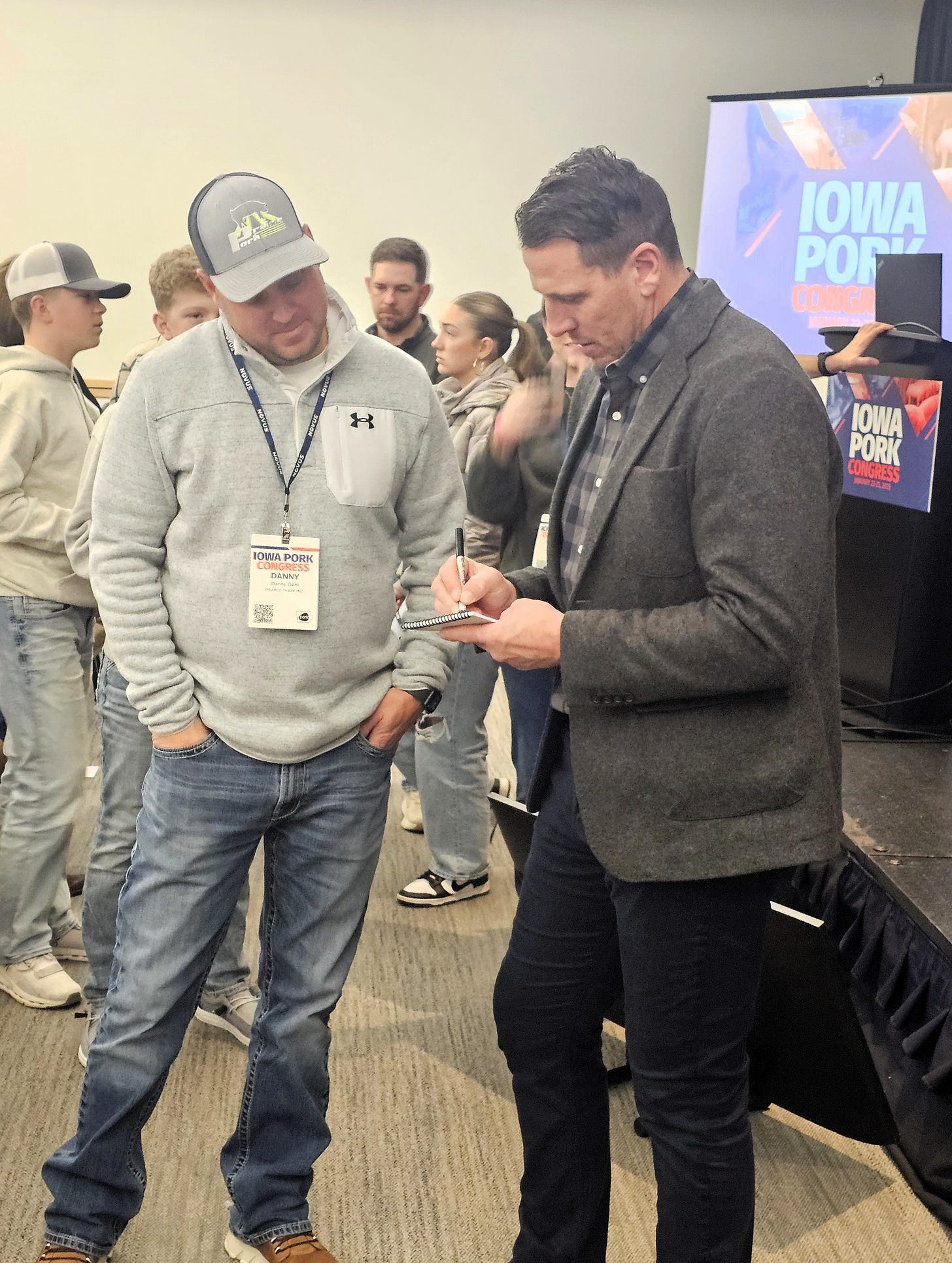 Chad Greenway NFL Iowa Pork Congress Chad Greenway NFL Iowa Pork Congress