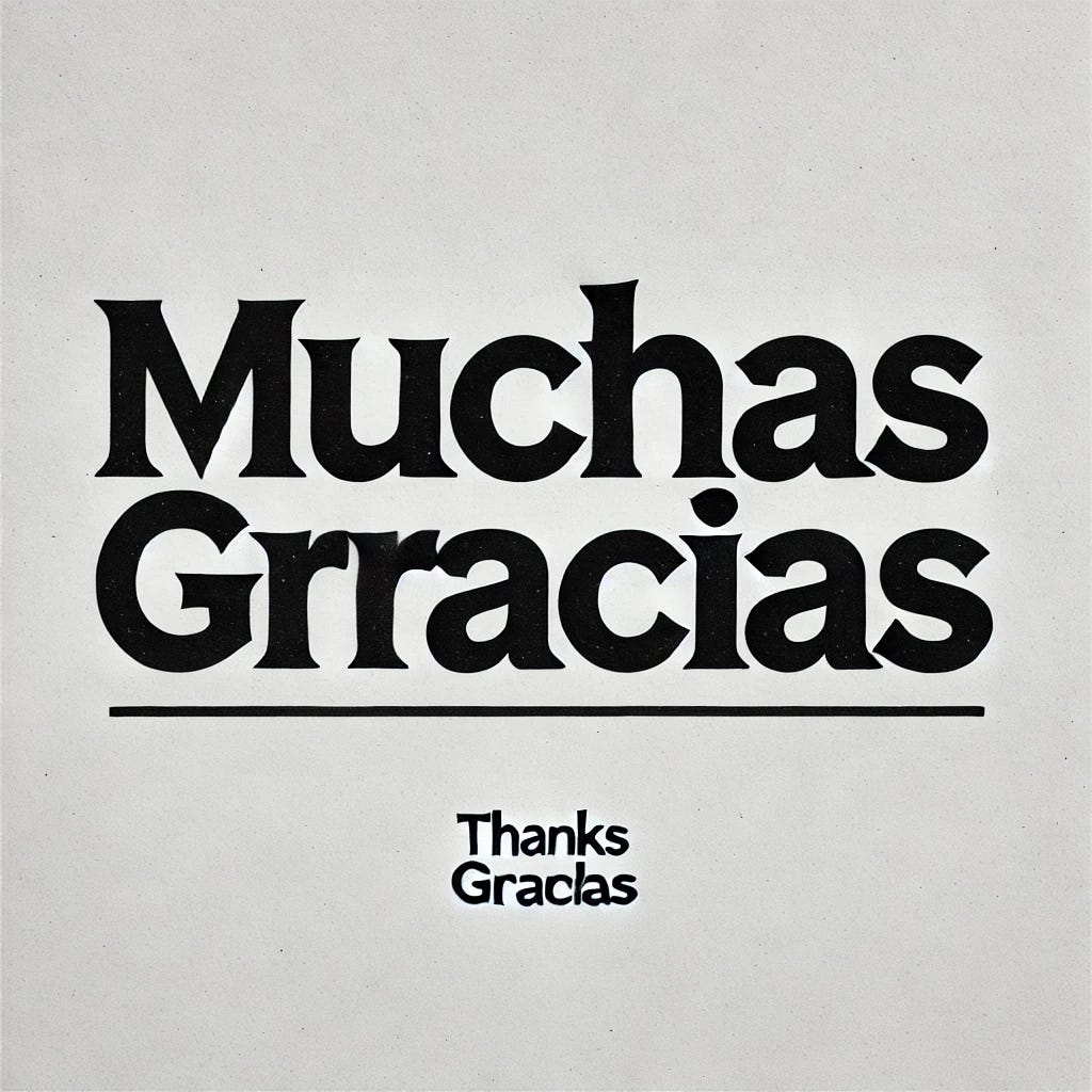 A simple image with the text 'Muchas Gracias' in bold black font on a plain white background. Clean and minimalist design.