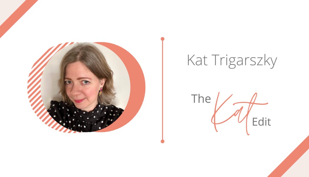 Business card for Kat Trigarszky - The Kat Edit