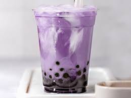 Taro Milk Bubble Tea with Real Taro or ...