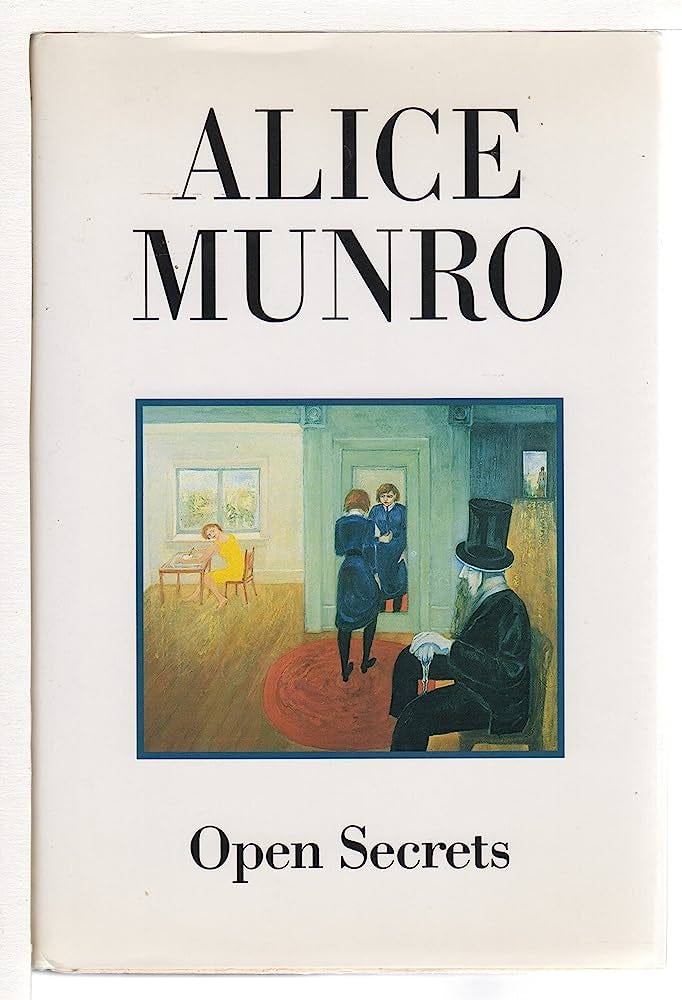 The cover of Munro’s Open Secrets