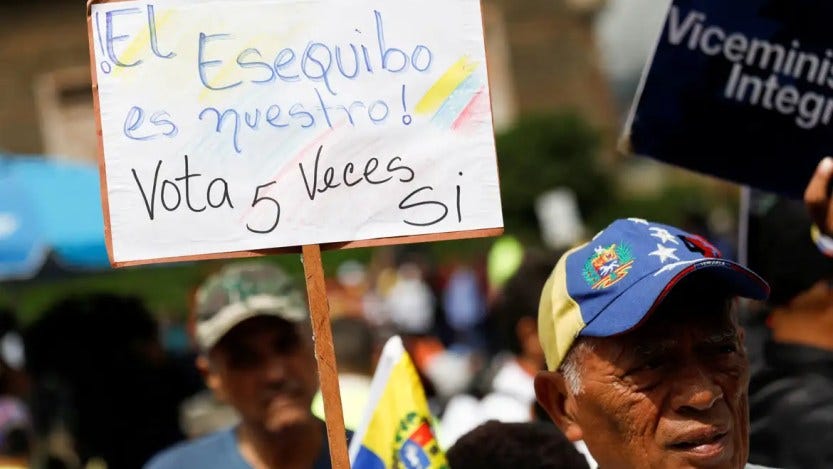 Venezuela mantém plebiscito sobre Essequibo neste domingo (3)