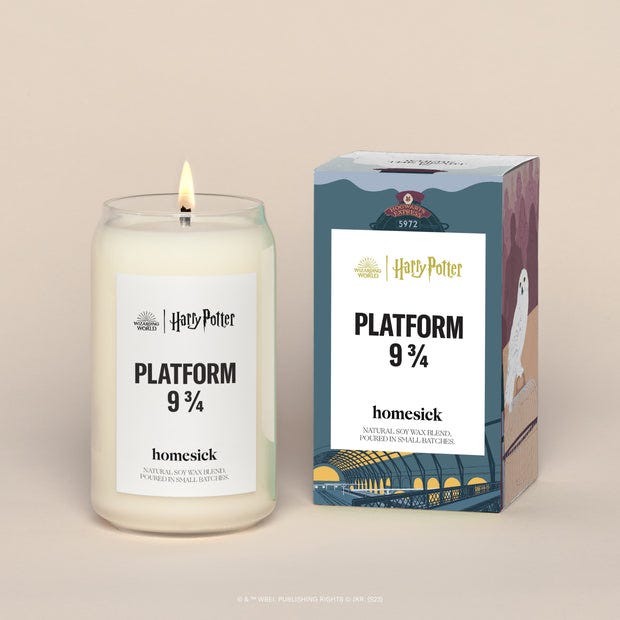 Harry Potter Platform 9 ¾ Candle