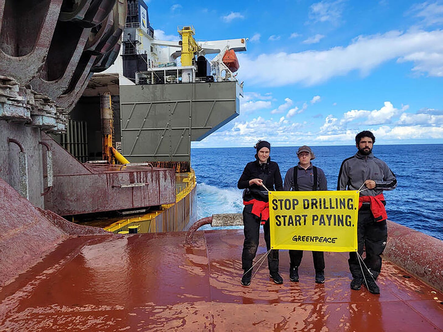 Greenpeace activists scale Shell oil platform in the Atlantic Ocean as  company announces record profits | CNN Business