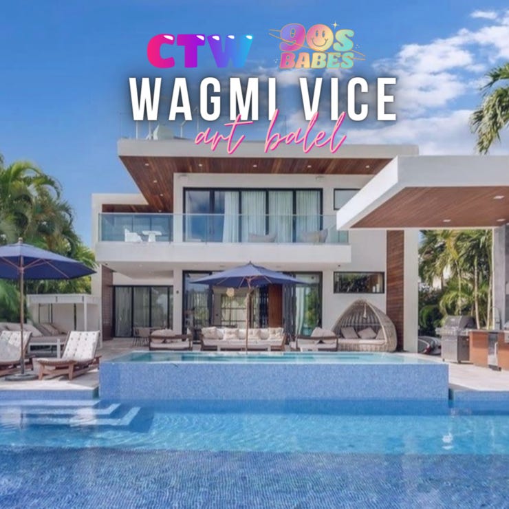 WAGMI VICE Web3 Networking Event Hosted by CTW Nov 30th, 2022 7pm