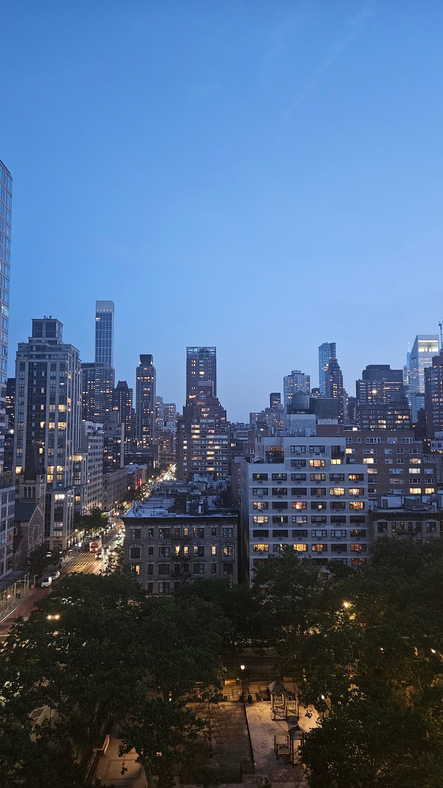 New York places and the people they make me think of