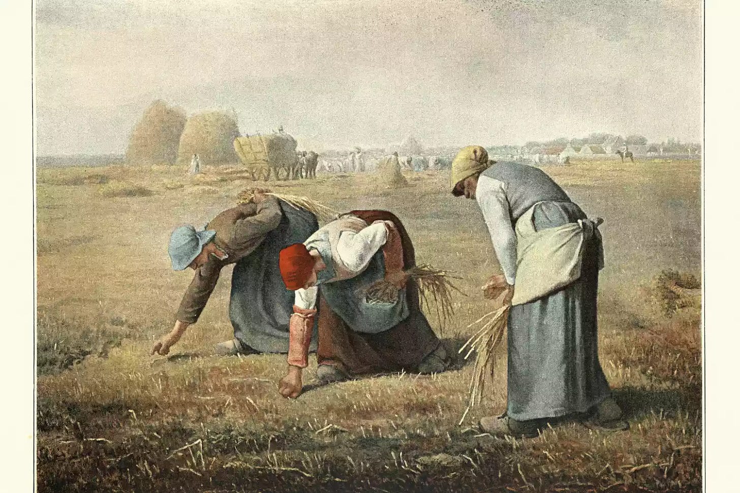 The Gleaners, engraving