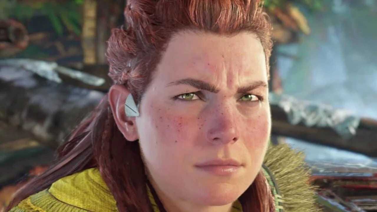 Aloy looking puzzled