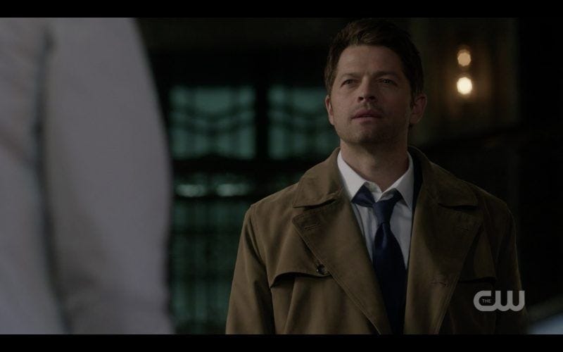 castiel supernatural talks to jack tombstone