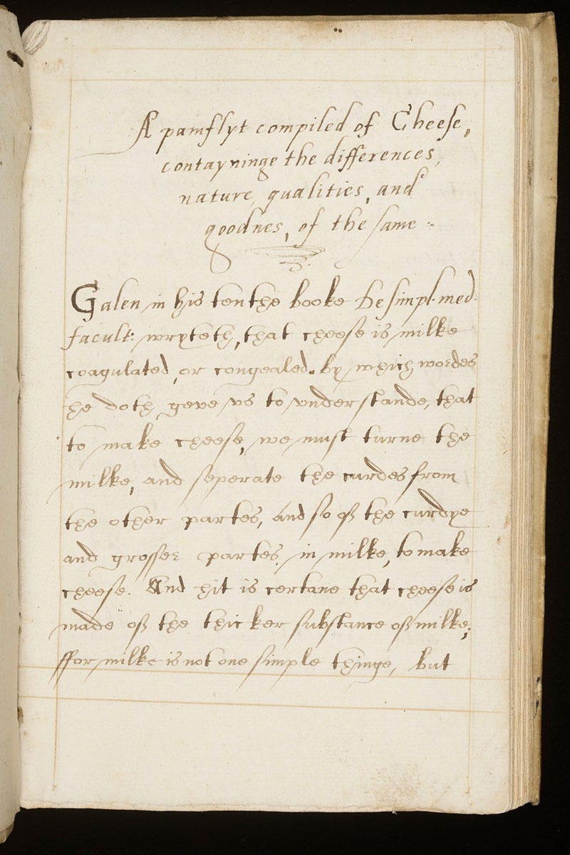 A page from a 1580s book with hand written text A page from a 1580s book with hand written text