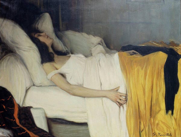 Morphine. Oil on canvas. 115 x 87.36cm. Poster