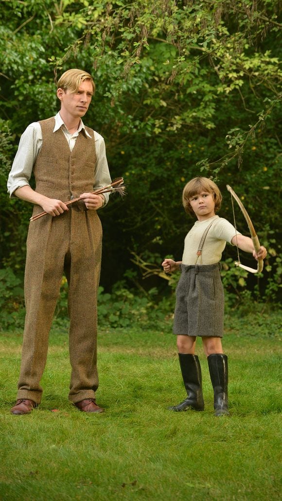 winnie the pooh aa milne biopic domhnall gleeson will tilston