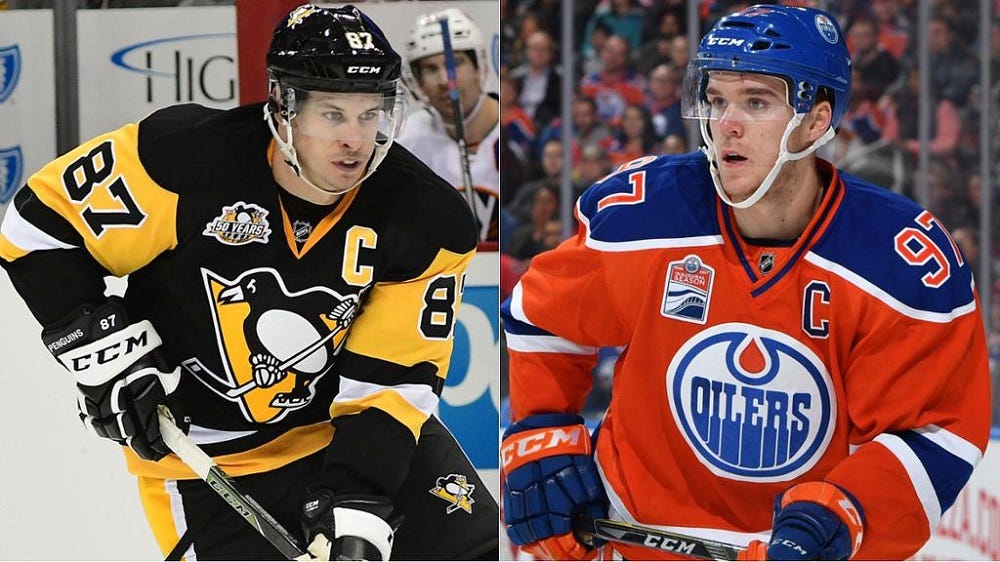 Connor McDavid or Sidney Crosby   NHL Hart Memorial MVP Race Heats Up 2017 images