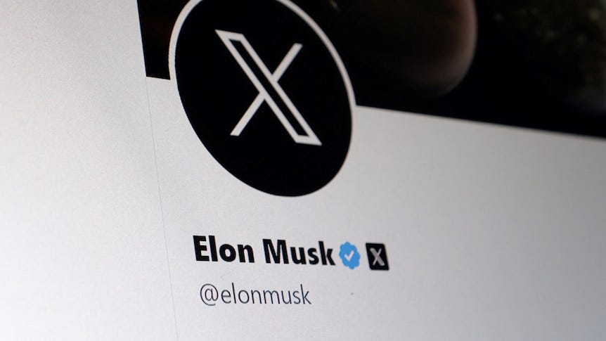 Elon Musk Twitter account is seen in this illustration.