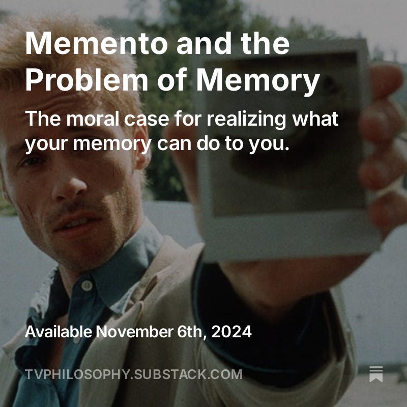 Memento starring Guy Pearce, Joe Pantoliano, Carrie-Anne Moss, Mark Boone Jr., Stephen Tobolowsky, Harriet Sansom Harris. Click here to sign up and get it when it comes out.