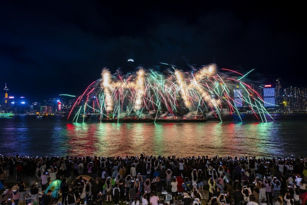 Fireworks and light display for Labour Day Golden Week, six million  visitors expected | The Standard