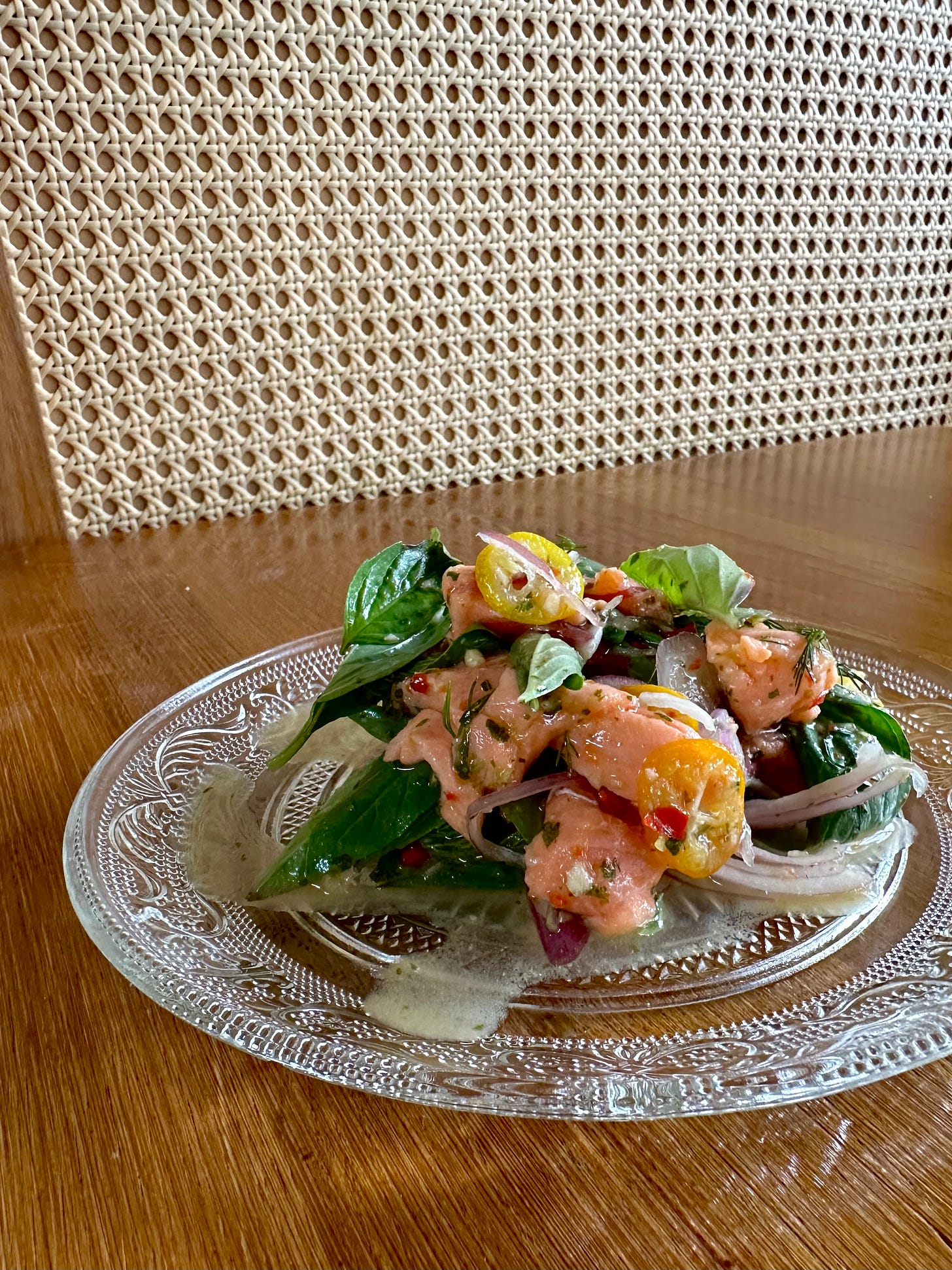 Goatsbridge trout ceviche at Achara, Dublin