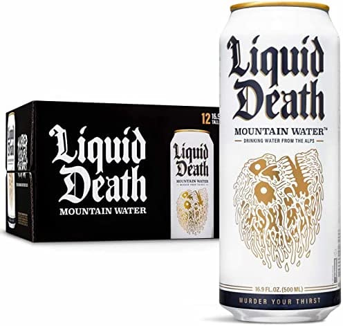Liquid Death Mountain Water, 16.9 oz. Tallboys (12-Pack) : Amazon.co.uk:  Everything Else