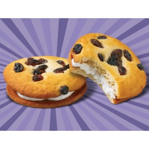 Amazon.com: Little Debbie Raisin Crème Pies, 10.15 oz Per Box, 8 Count Per  Box, 12 Boxes : Grocery & Gourmet Food