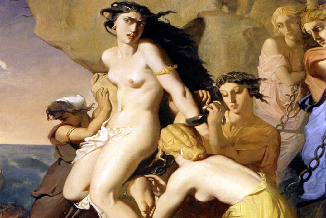 Andromeda Chained to the Rock by the Nereids