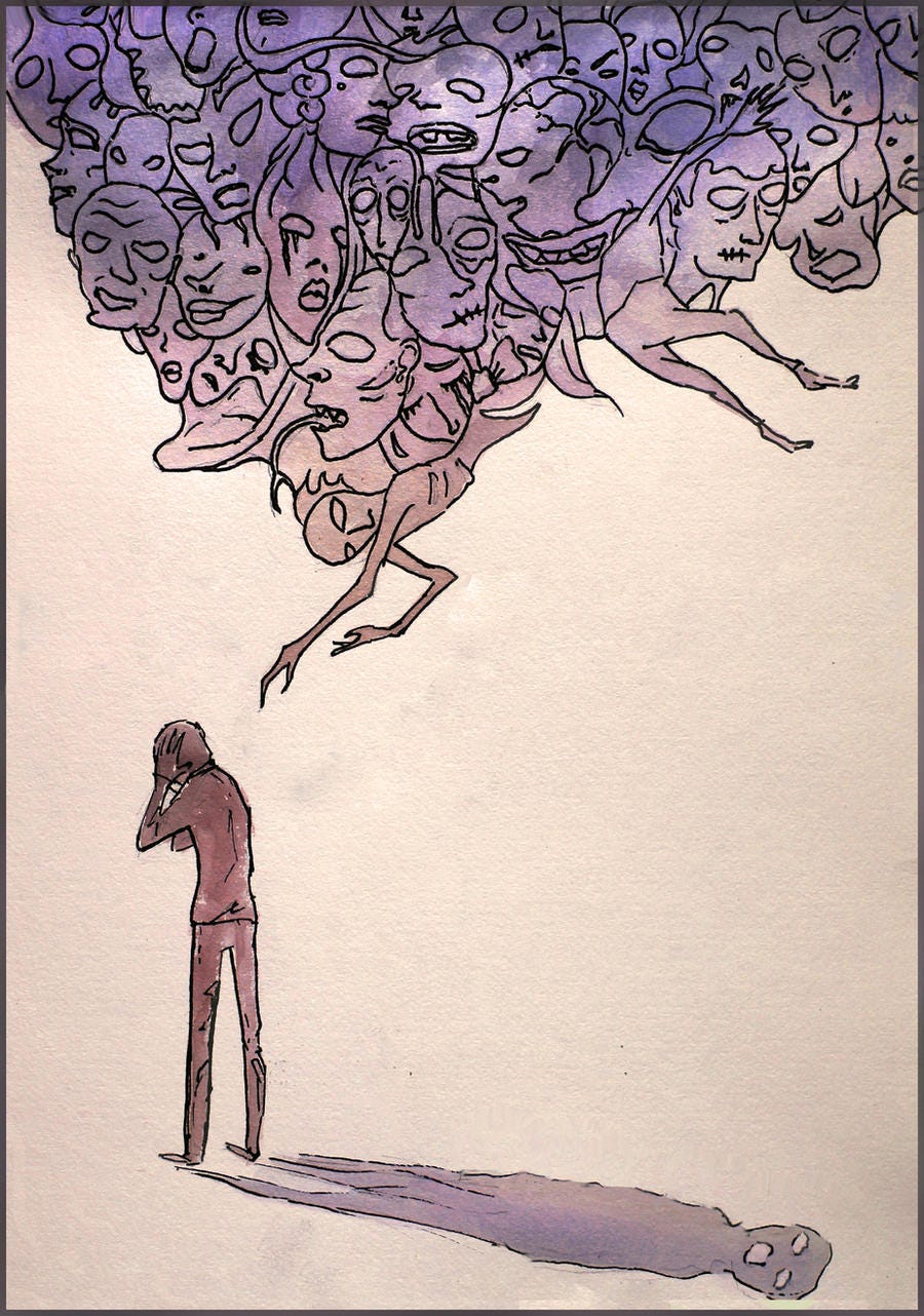 Schizophrenia by vivaelpato on DeviantArt