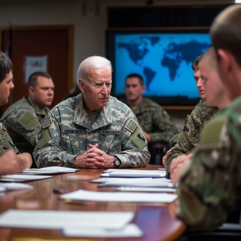 AI-generated photos showing President Biden in military uniform have gone viral.