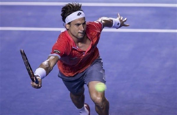 david ferrer running for ryan harrison balls atp acapulco open 2015