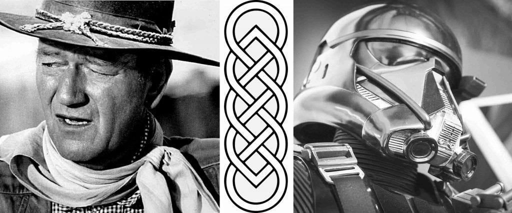 John Wayne and Star Wars Celtic Knot