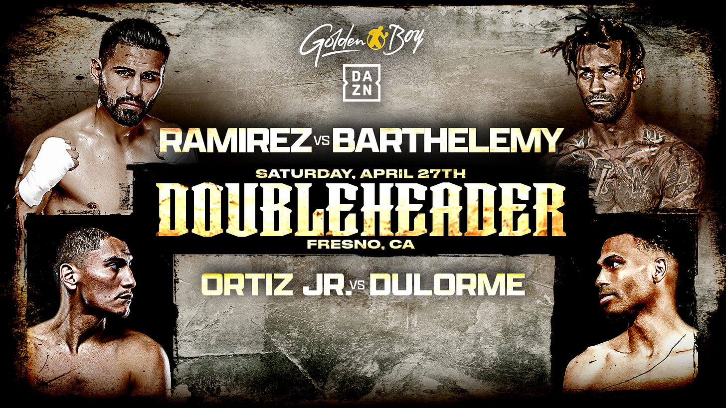 When is Jose Ramirez vs. Rances Barthelemy? Ticket info, fight card, how to  watch and stream | DAZN News GB