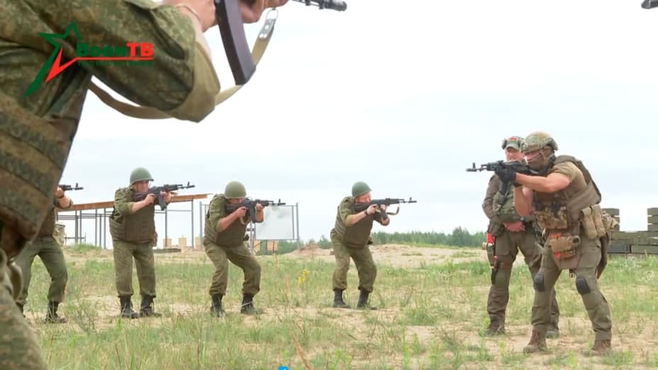 Wagner mercenaries entering Belarus as Minsk announces 'road map' for joint  military drills