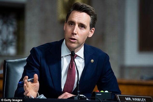 Sen. Josh Hawley is demanding answers from the Department of Homeland Security (DHS) on the nearly 300,000 unaccompanied migrant children it 'may have lost track of' within the U.S.