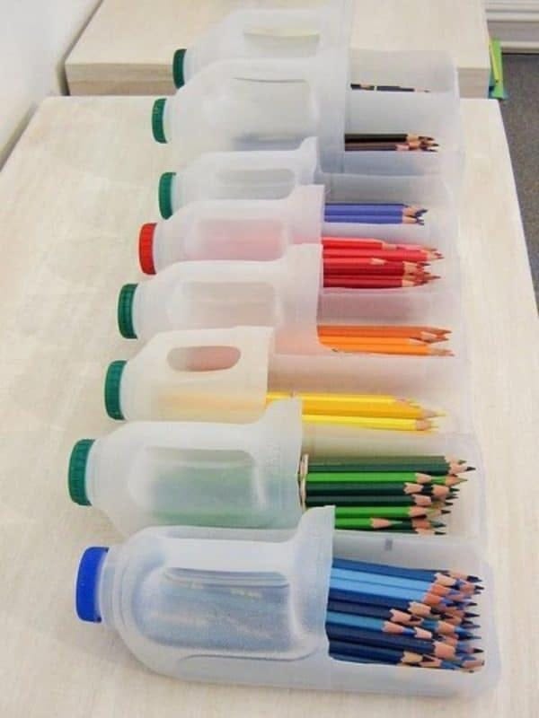 Diy: Brilliant Pencils Containers From Upcycled Plastic Bottles 1 • Do-It-Yourself Ideas