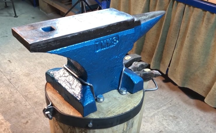 My restored anvil is purdier than yours.