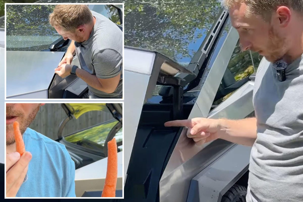 YouTuber uses finger to test Cybertruck trunk sensor — and it doesn't go  well