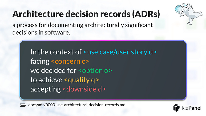 Architecture decision records