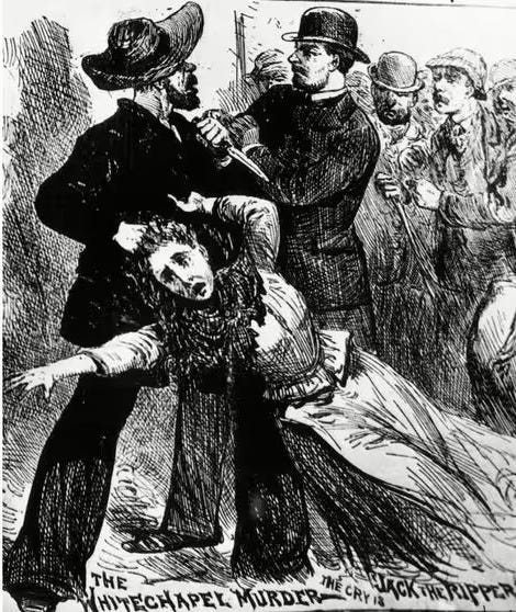 An image of Kosminski next to a drawing of jack the ripper from 1888.
