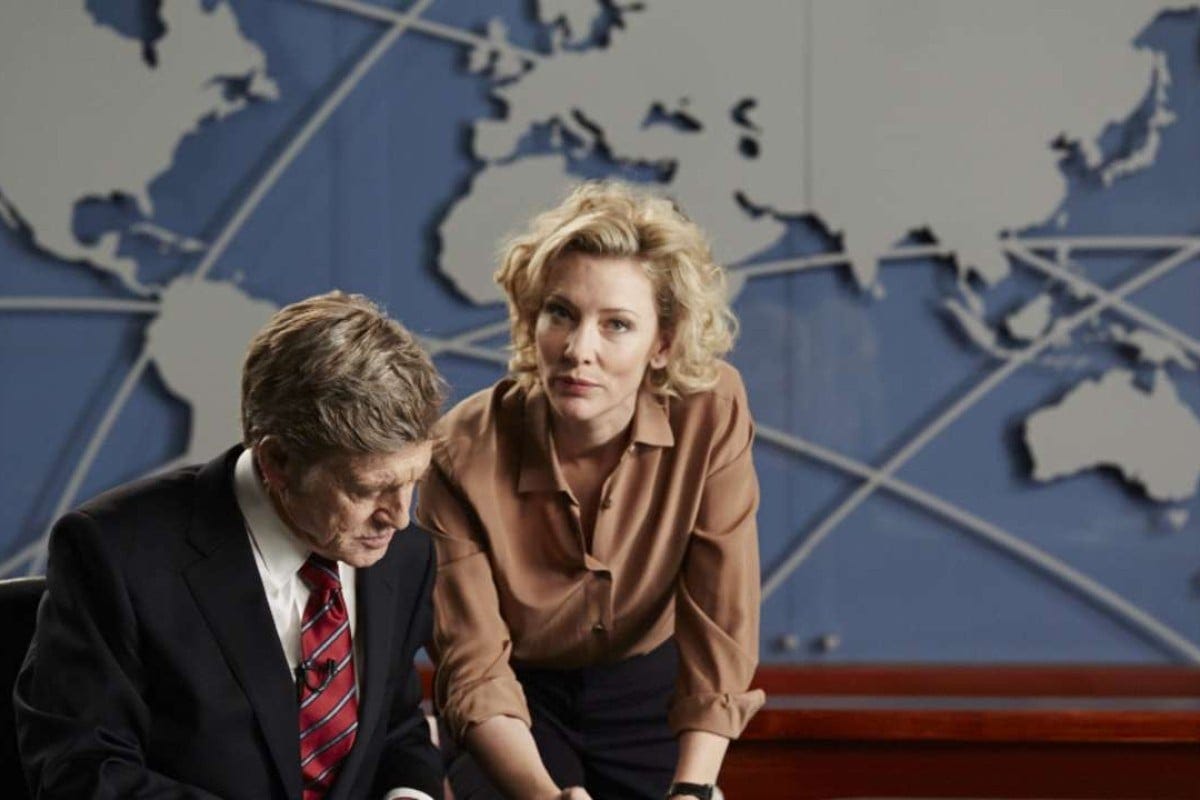 Film review: Truth – Cate Blanchett, Robert Redford shine in journalistic  drama | South China Morning Post