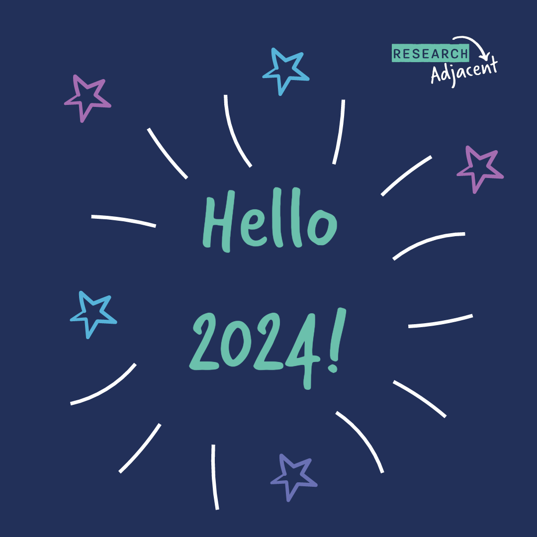 graphic saying 'Hello 2024'
