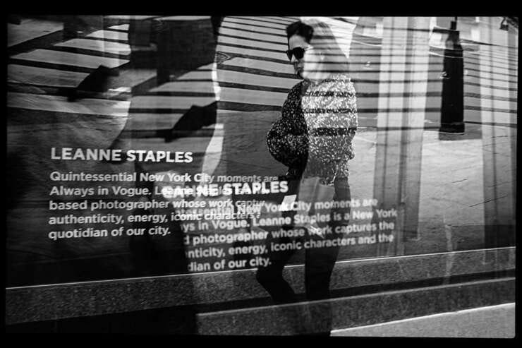 Quintessential New York City, 18 April 2022. Multiple exposure taken in Midtown Manhattan at my outdoor street photography exhibit.