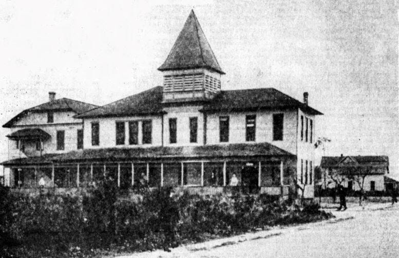 Figure 1: Miami Central School building on NE First Avenue in 1904. Courtesy of the Miami News collection. Figure 1: Miami Central School building on NE First Avenue in 1904. Courtesy of the Miami News collection.