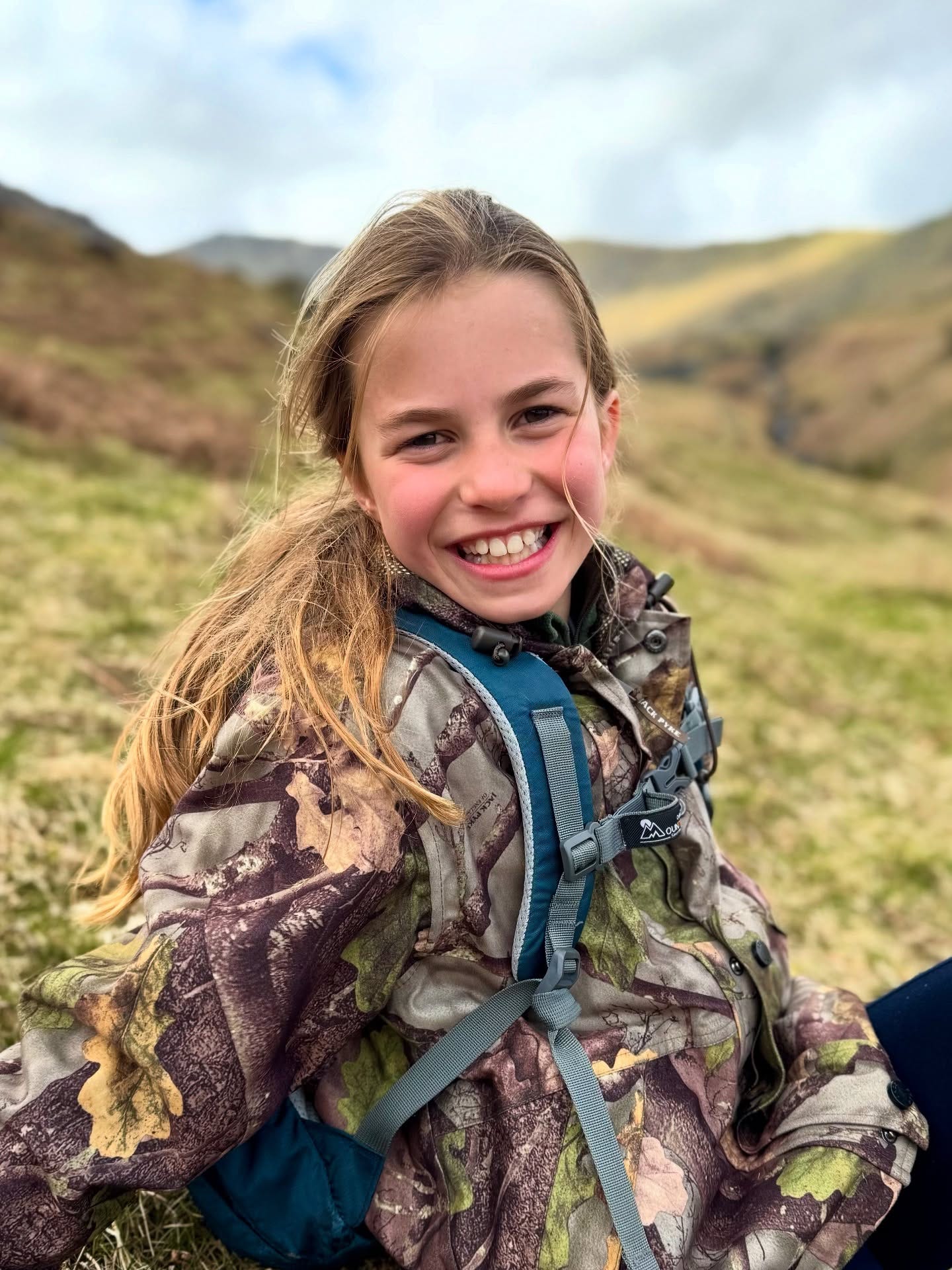 Princess Charlotte in hiking gear