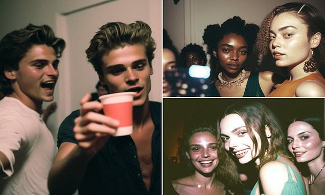 AI-generated photos of 'people' at a party look eerily realistic - until  you take a closer look | Daily Mail Online